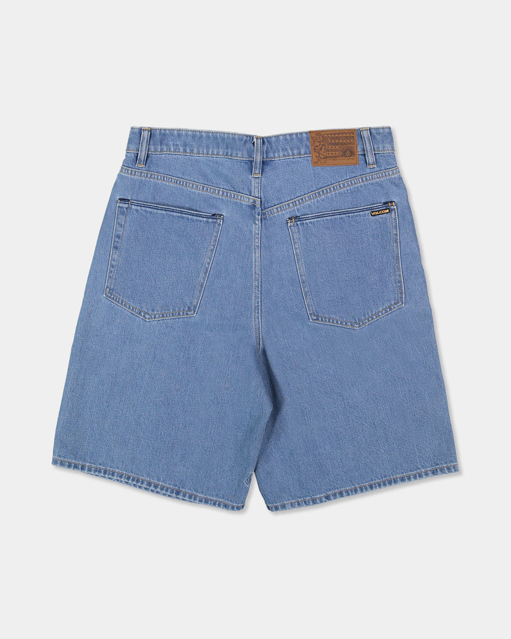 Volcom Billow 2 22" Denim Shorts Cali Blue