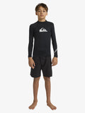 Quiksilver All Time Long Sleeve Rash Vest Boys 8-16