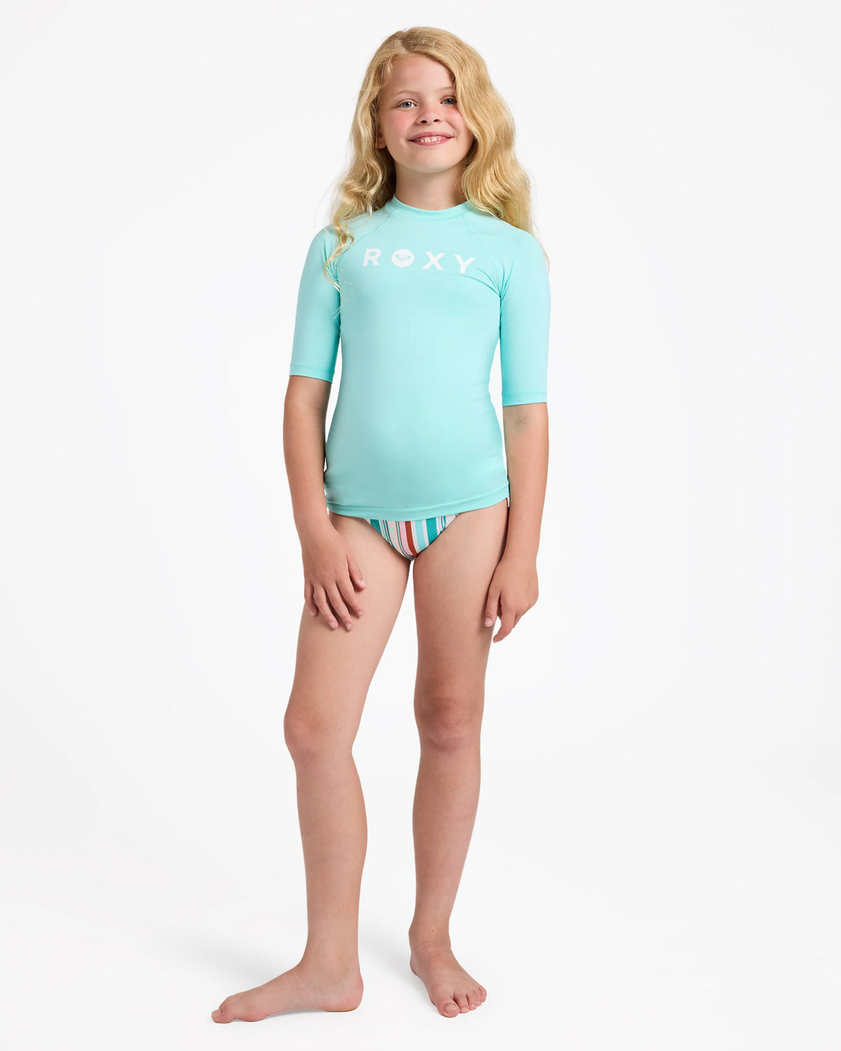 Roxy Essential UPF 50 Short Sleeve Rash Vest Girls 8-16