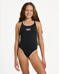 Roxy Swell Time One Piece Swimsuit Girls 8-16