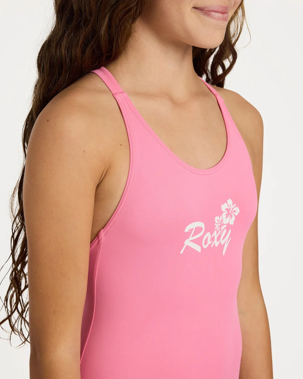 Roxy Summer Wave One Piece Swimsuit Girls 8-16