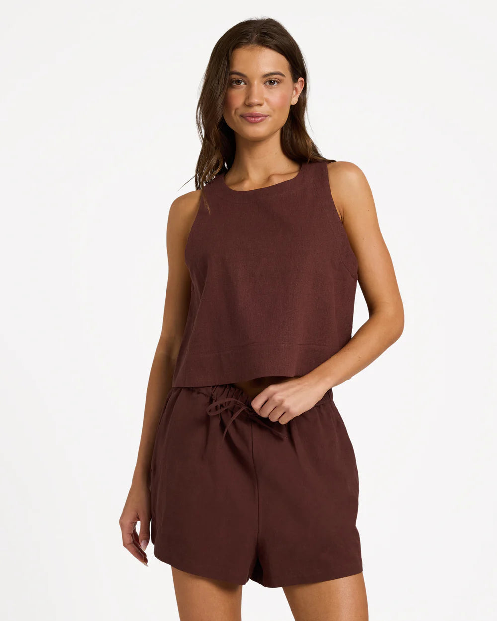 Roxy Place To Be Linen Shorts