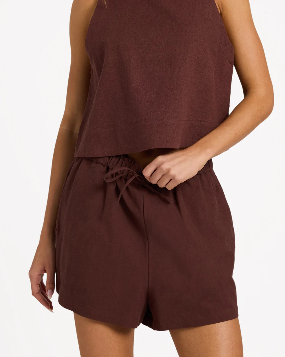 Roxy Place To Be Linen Shorts