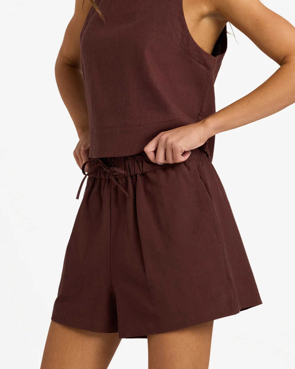 Roxy Place To Be Linen Shorts
