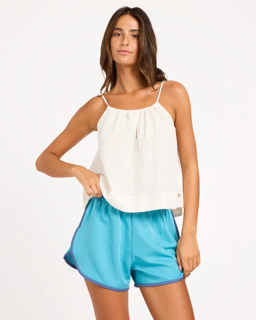 Roxy Racer Elastic Waist Shorts