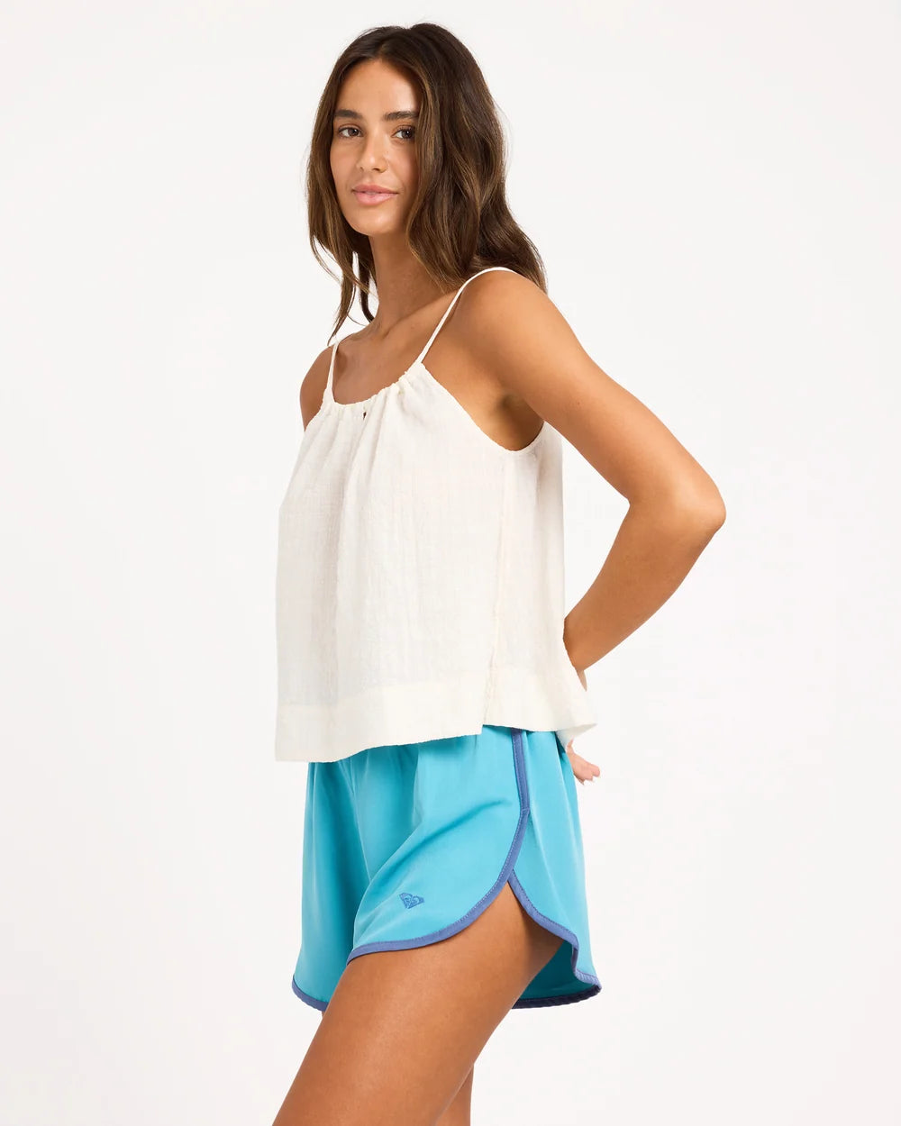 Roxy Racer Elastic Waist Shorts