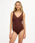 Roxy Love V Neck One Piece Swimsuit