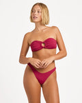 Roxy Beach Classics High Leg Cheeky Bikini Bottom