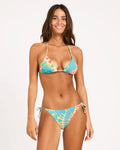 Roxy Laguna Tie Side High Leg Cheeky Bikini Bottom
