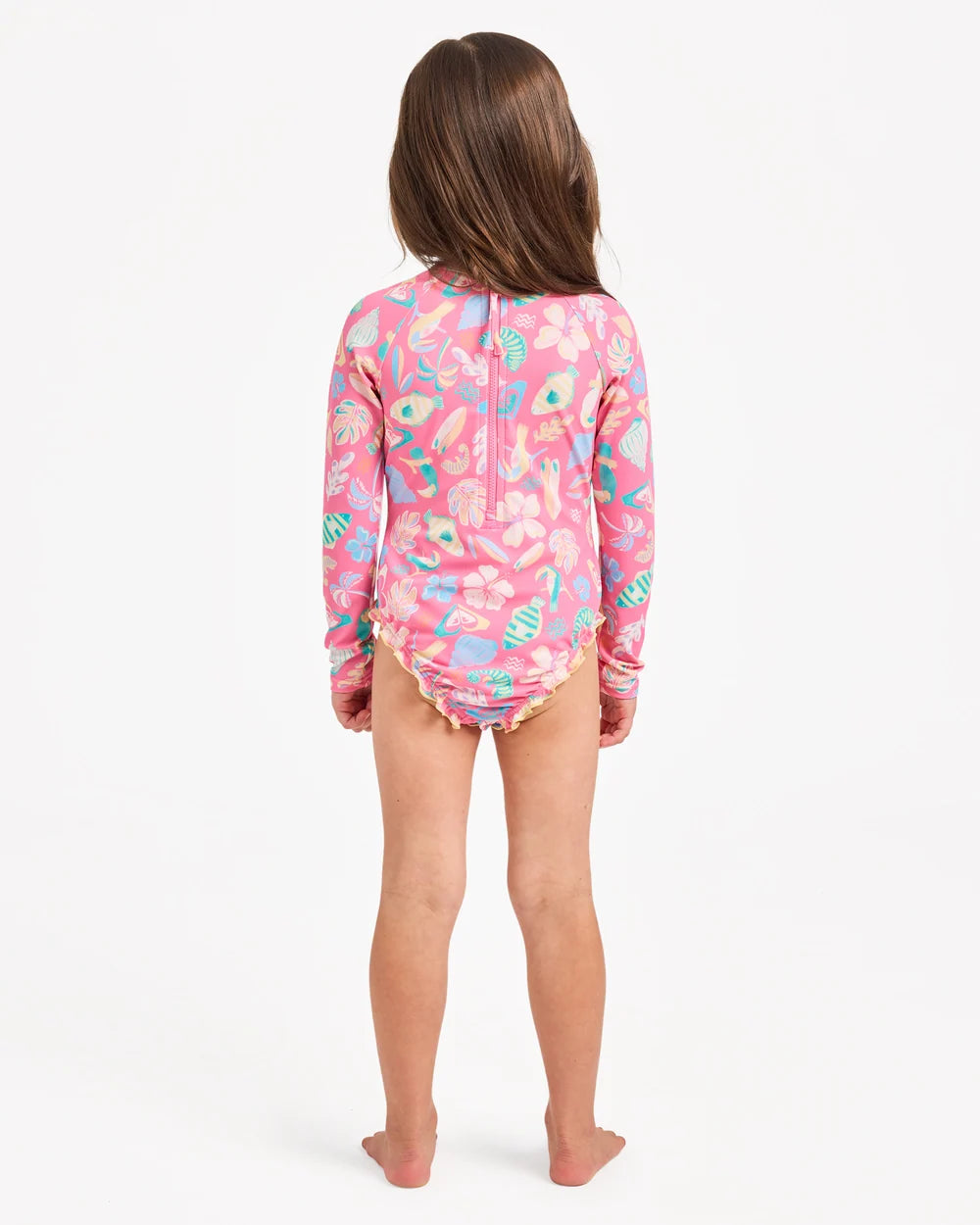 Roxy Ocean Lover Rash Vest Girls 2-7
