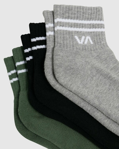 VA Mini Crew Socks 3 Pack