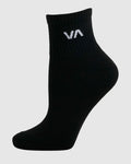 RVCA VA Mini Crew Socks Black 3 Pack