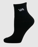 RVCA VA Mini Crew Socks Black 3 Pack