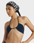 RVCA Tezzy Solid HalterBikini Top