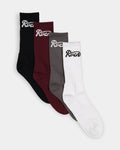 RVCA Seasonal 4 Pack Sport Socks