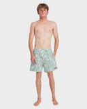 RVCA Exotica Print Elastic 17" Boardshorts