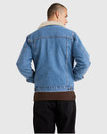 RVCA Denim Sherpa Trucker Jacket