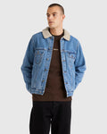 RVCA Denim Sherpa Trucker Jacket