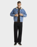 RVCA Denim Sherpa Trucker Jacket