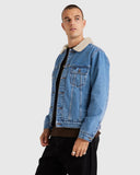 RVCA Denim Sherpa Trucker Jacket