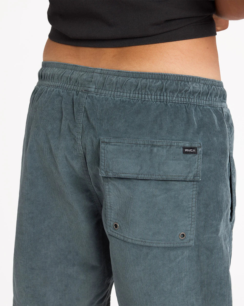 RVCA Escape Elastic Cord 17" Elastic Waist Shorts