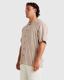 RVCA Beat Stripe Vintage Short Sleeve Shirt