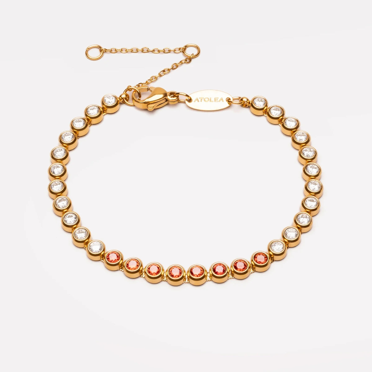 Atolea Cherry Tennis Bracelet