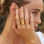 Atolea Double Chunky Ring