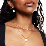 Atolea White Beaded Choker Necklace