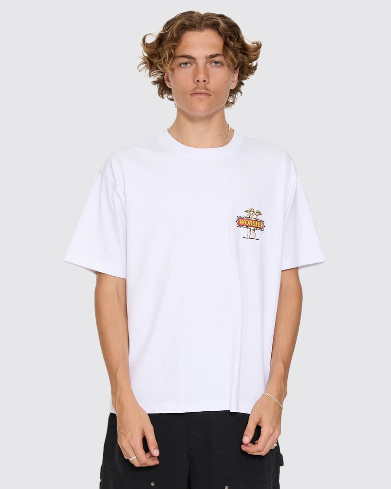 Worship Bannerman Tee - White