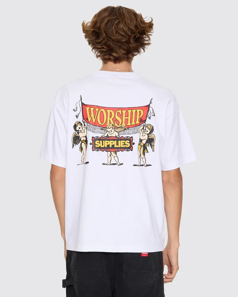 Worship Bannerman Tee - White