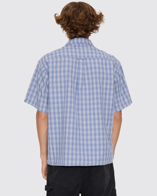 Worship Bannerman Short Sleeve Shirt - Blue