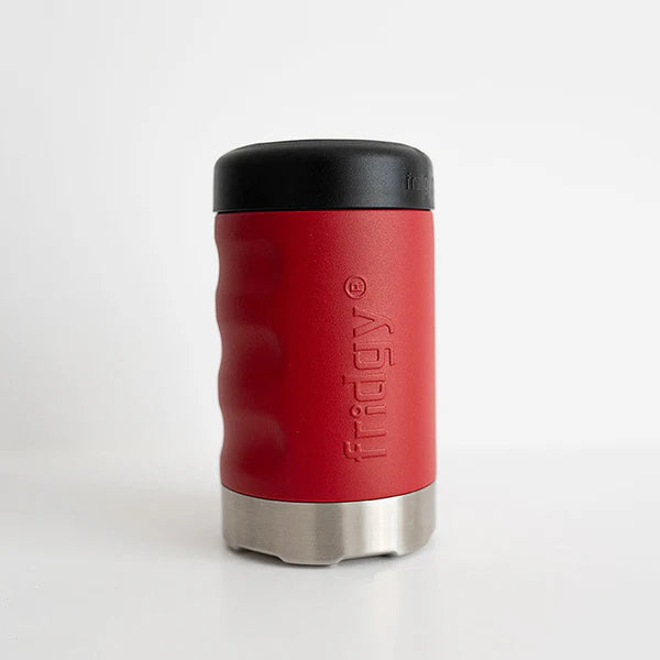 Fridgy 375ml Grip Series Can Cooler Rebel Red