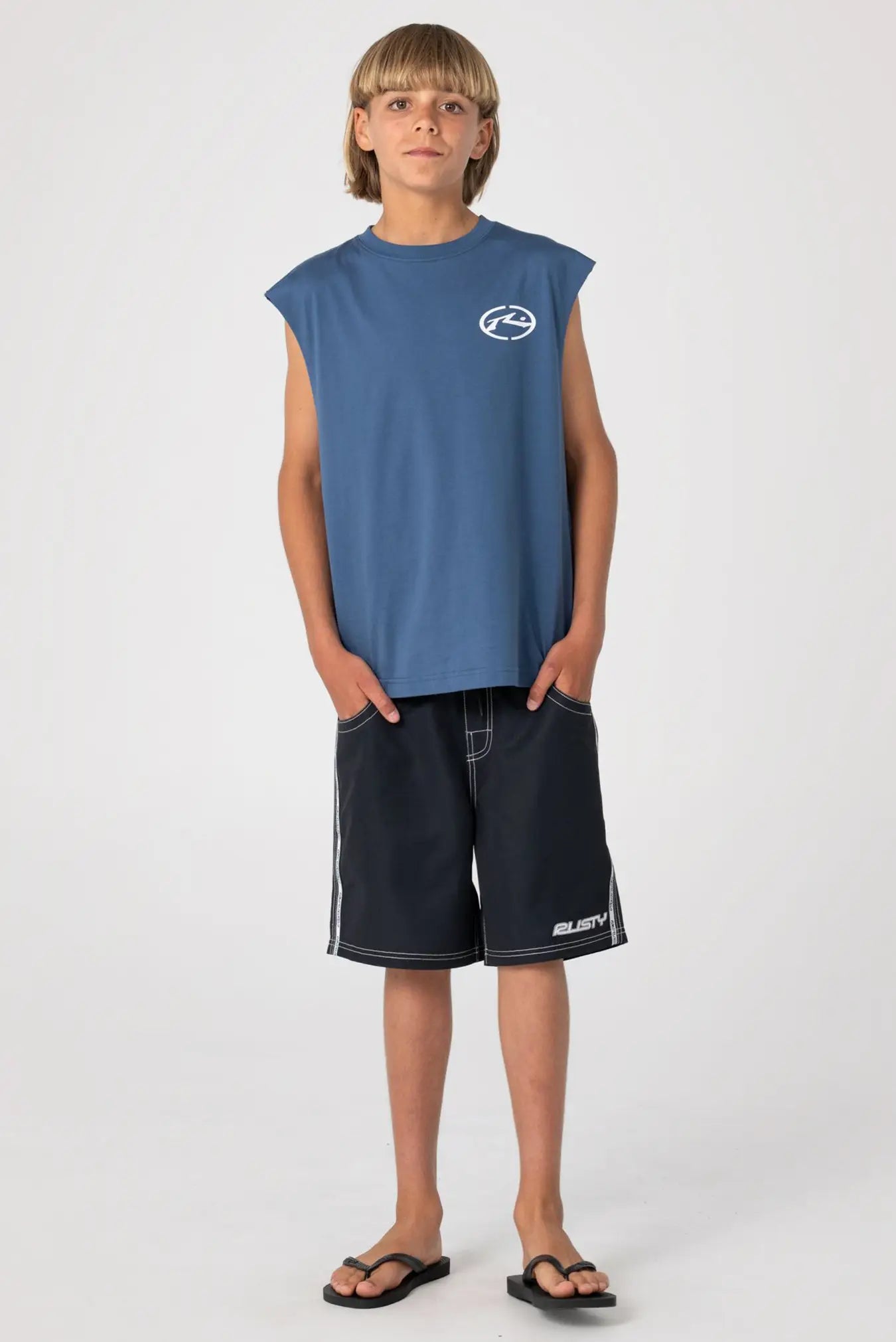 Rusty Flip Daddy Elastic Boardshorts Boys