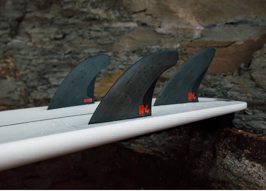 FCS II H4  Smoke Tri Fins