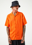 Daily Hemp Cuban Short Sleeve Shirt - Orange
