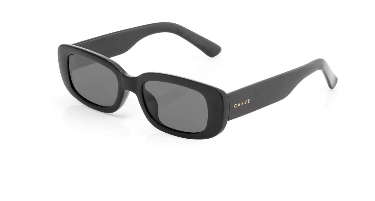 Carve Lizbeth Matt Black Grey Lens
