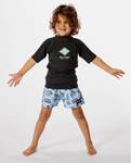 Micro Waves Short Sleeve UV Rashguard Boys (1-8 Years)