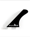 FCS II Mick Fanning PC Black/White Medium Tri Fins