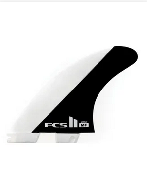 FCS II Mick Fanning PC Black/White Medium Tri Fins
