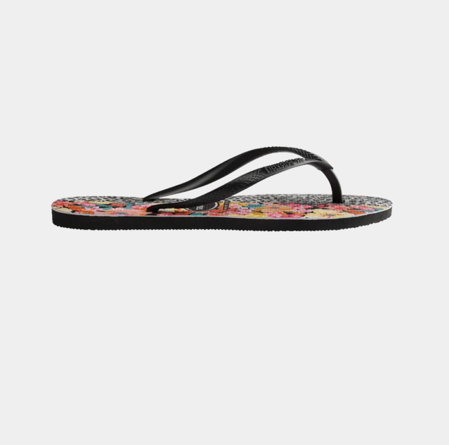 Havaianas Kids Slim Print Mixed Thongs - Havaianas