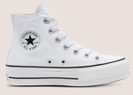 Womens Converse Chuck Taylor All Star Lift Canvas High Top White