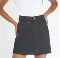 Thrills Leni Skirt Black Rinse