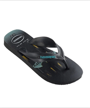 Havaianas Kids Max Herois Black/Black/Blue