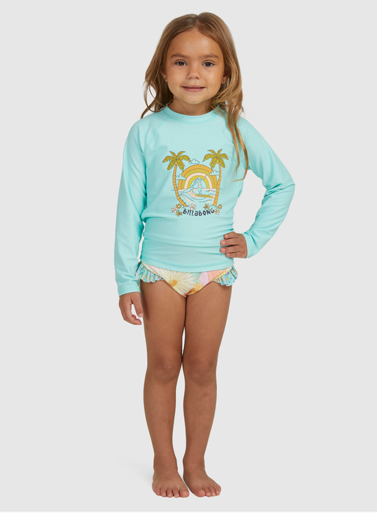 Billabong Island Dreams Rash Vest Girls 0-5