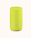 Frank Green 295ml/10oz Ceramic Reusable Cup - Neon Yellow