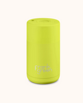 295ml Ceramic Reusable Cup - Neon Yellow