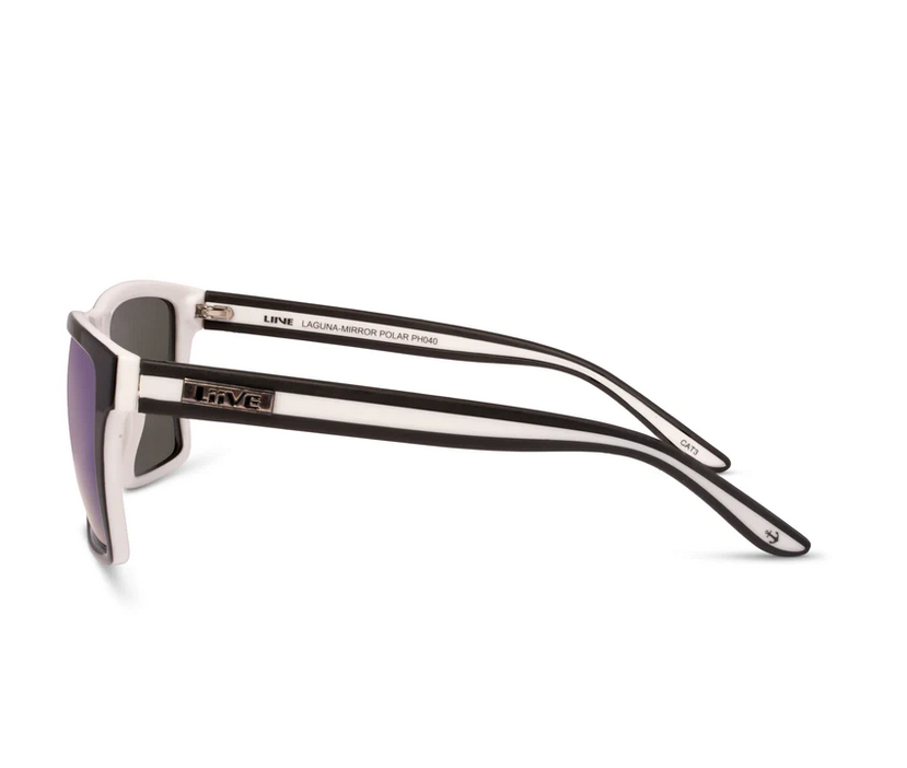 Liive Vision Laguna Mirror Polar Matt Black White