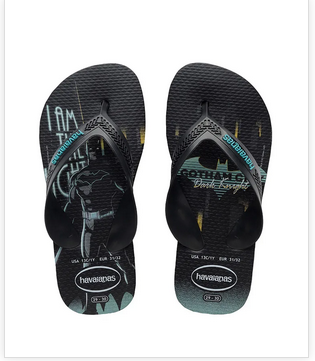 Havaianas Kids Max Herois Black/Black/Blue