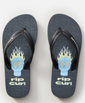 Rip Curl Flamming Skull Open Toe Boys